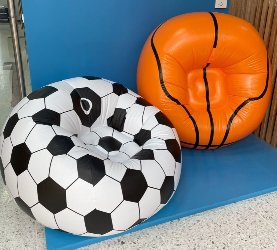 Sillón Inflable Puff Estilo Balón